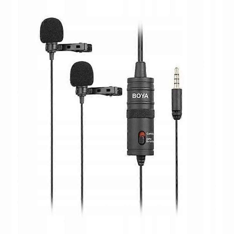 BOYA BY-M1DM Dual Lavalier Lavalier Microphone