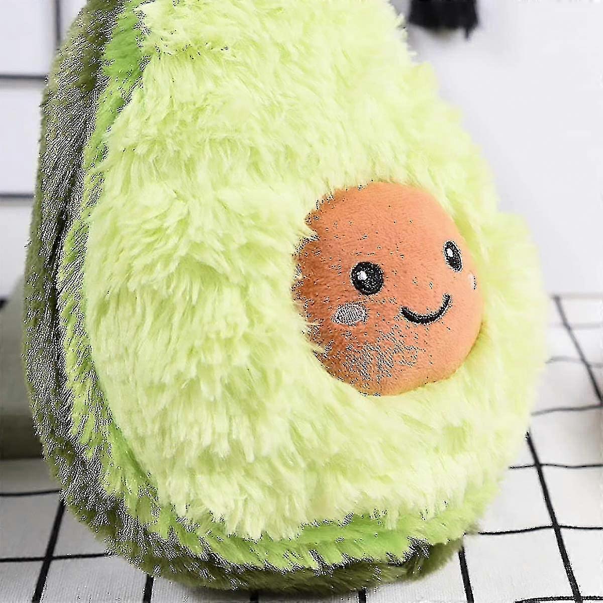 かわいいアボカドぬいぐるみ複数サイズコンフォートフードピローおもちゃソフトフルーツぬいぐるみピロースク