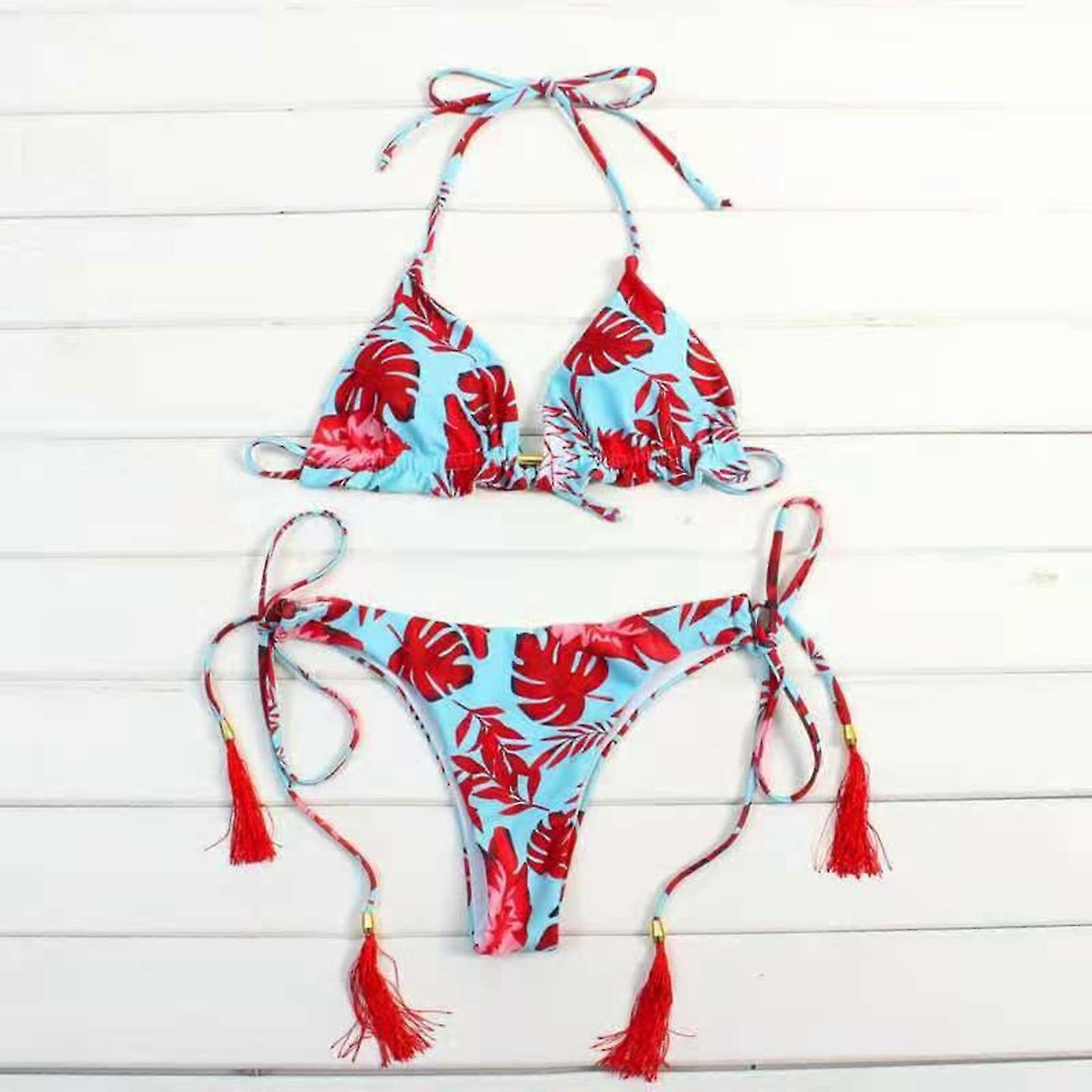 Vrouwen Sexy Zomer Badpak Bikini Solid Separate Badpak Bikini