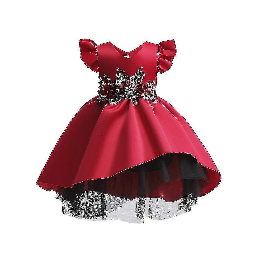 Flickor Blomma Brudar Barn Bröllop Tutu Tyll Es 2-10