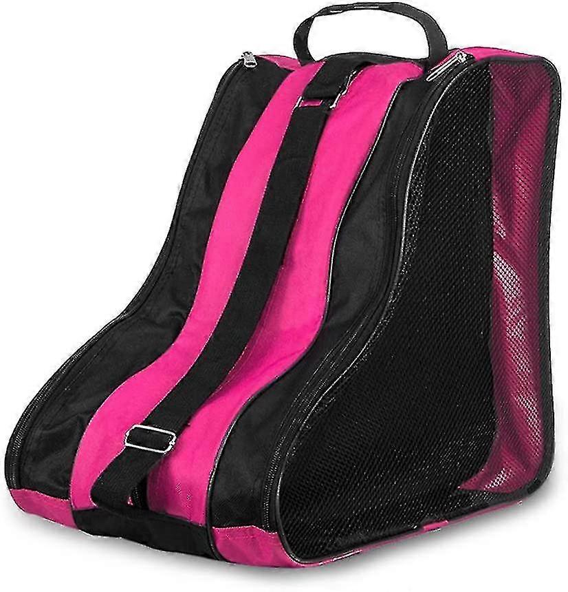 3 Layers Breathable Skate Carrying Bag For Children Roller Skates Inline Skates Ice Skates, Water Resistant Ice Skate Bag Bag Unisex Children And Adul