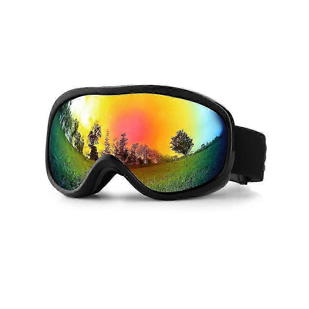 Ski Goggles- Over Glasses Snow/Snowboard Goggles for Men, Women & Youth - 100% UV ProtectionRed imitation tablet