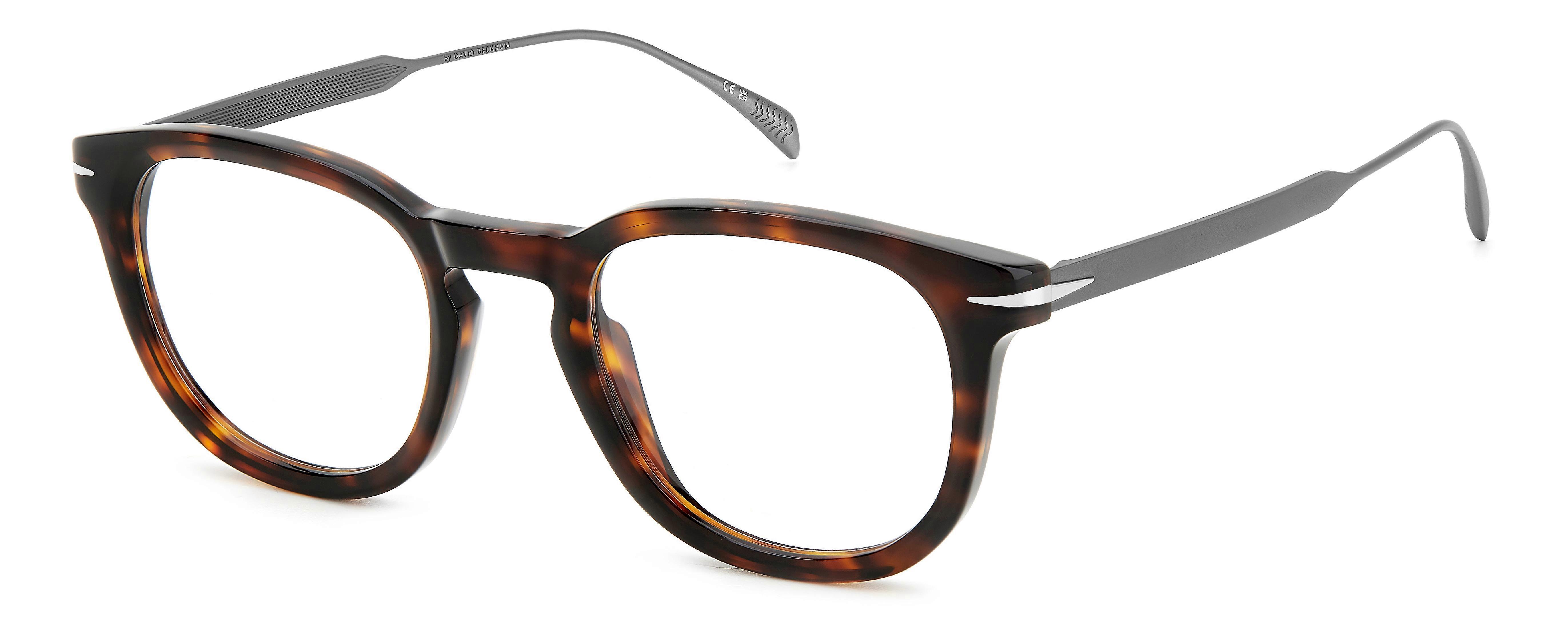 Eyewear Frames DAVID BECKHAM DB 7122 4HU HAVANA DARK RUTHENIUM 49/22/150 MAN