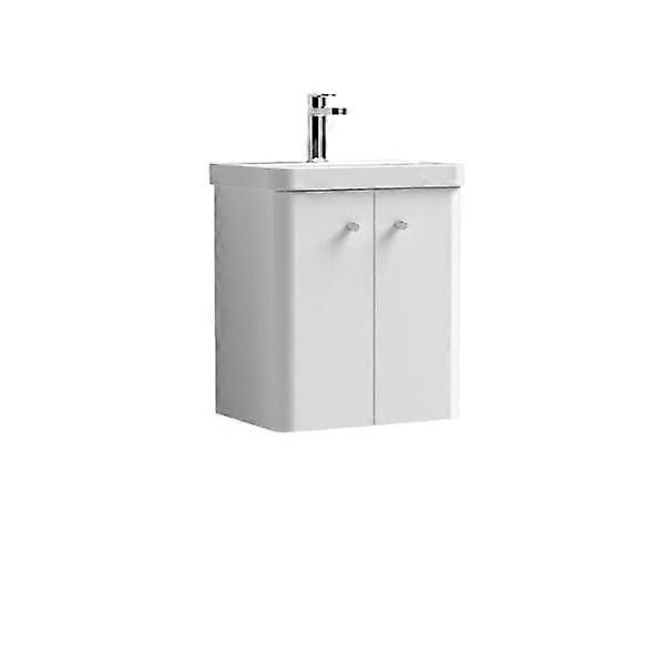 Nuie Core 1 Door Wall Hung Vanity Unit With Thin Edge Basin