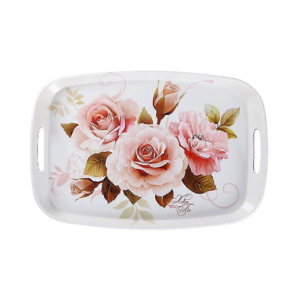 Serving Tray Decorative Tray With Handles Multi-purpose Rectangular Serving Trays,4854