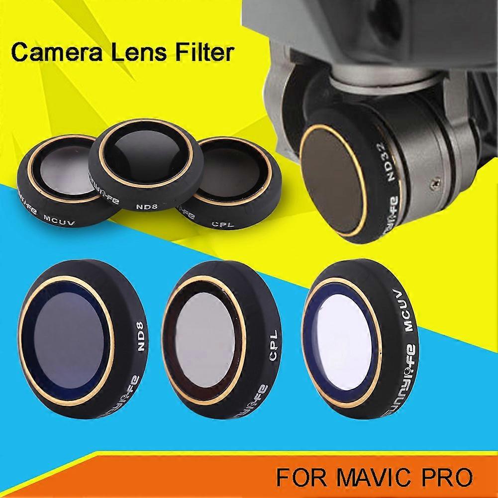 3PCS/Set Drone Camera Lens Filter Accessory For DJI MAVIC PRO