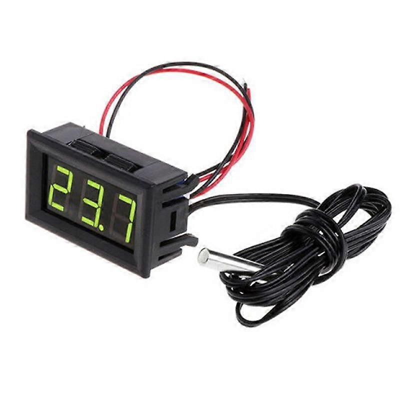 Practical Three Color Type Digital Tube Display 12V Embedded Digital Thermometer