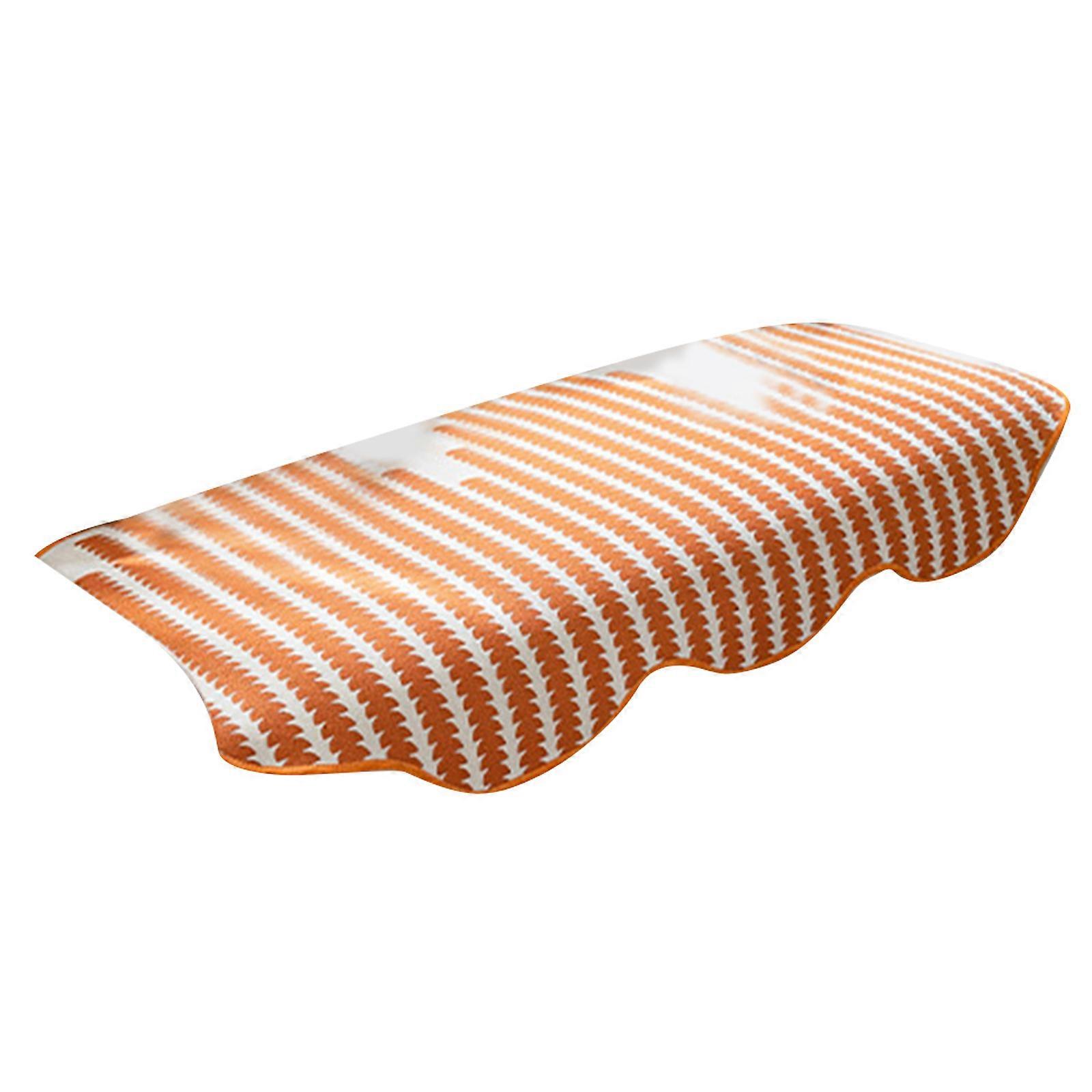 Sofa Cushions Irregular Chenilles Mats Antislip for Home Sofa Couch Protectors orange color