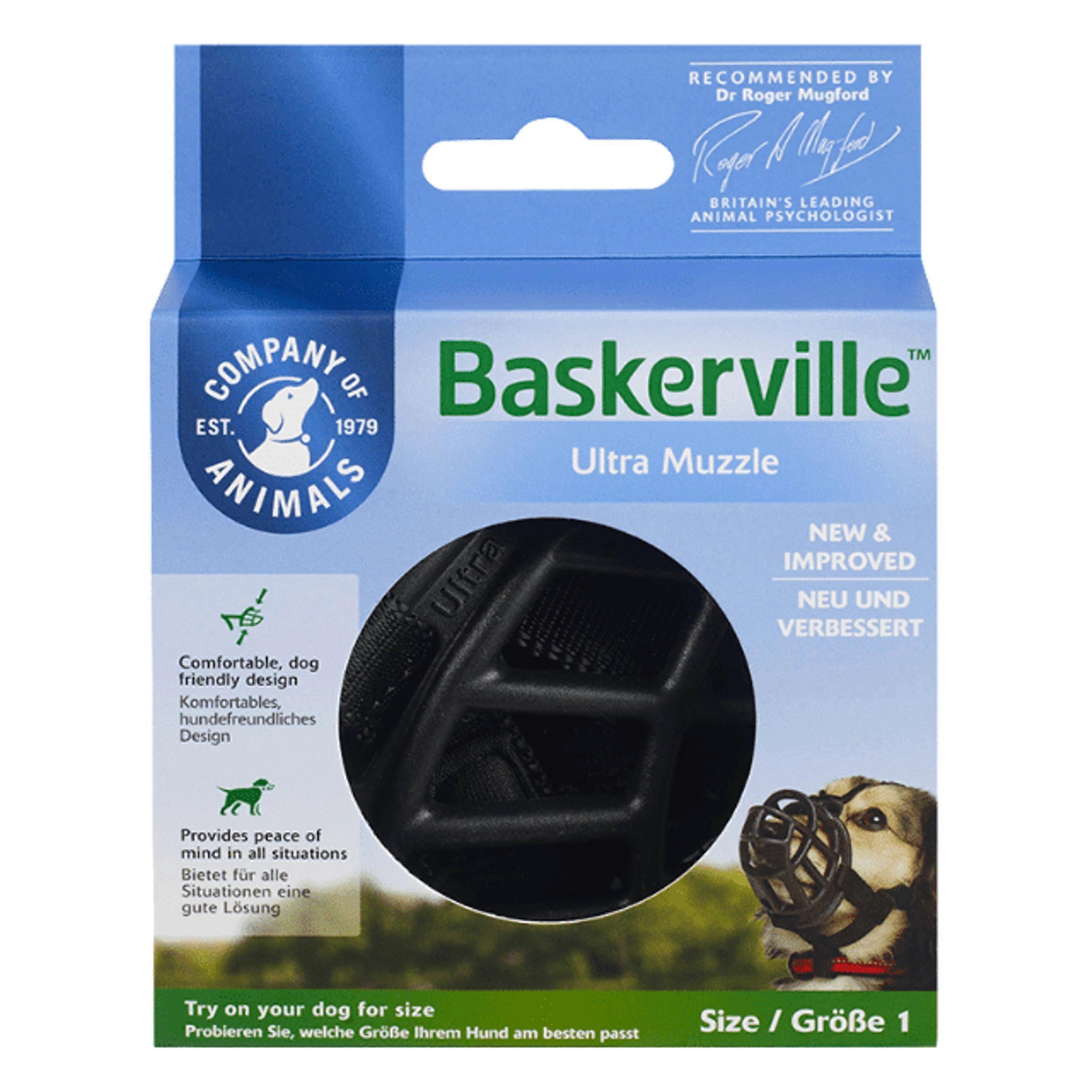 Coa Baskerville Ultra Dog Muzzle No 1