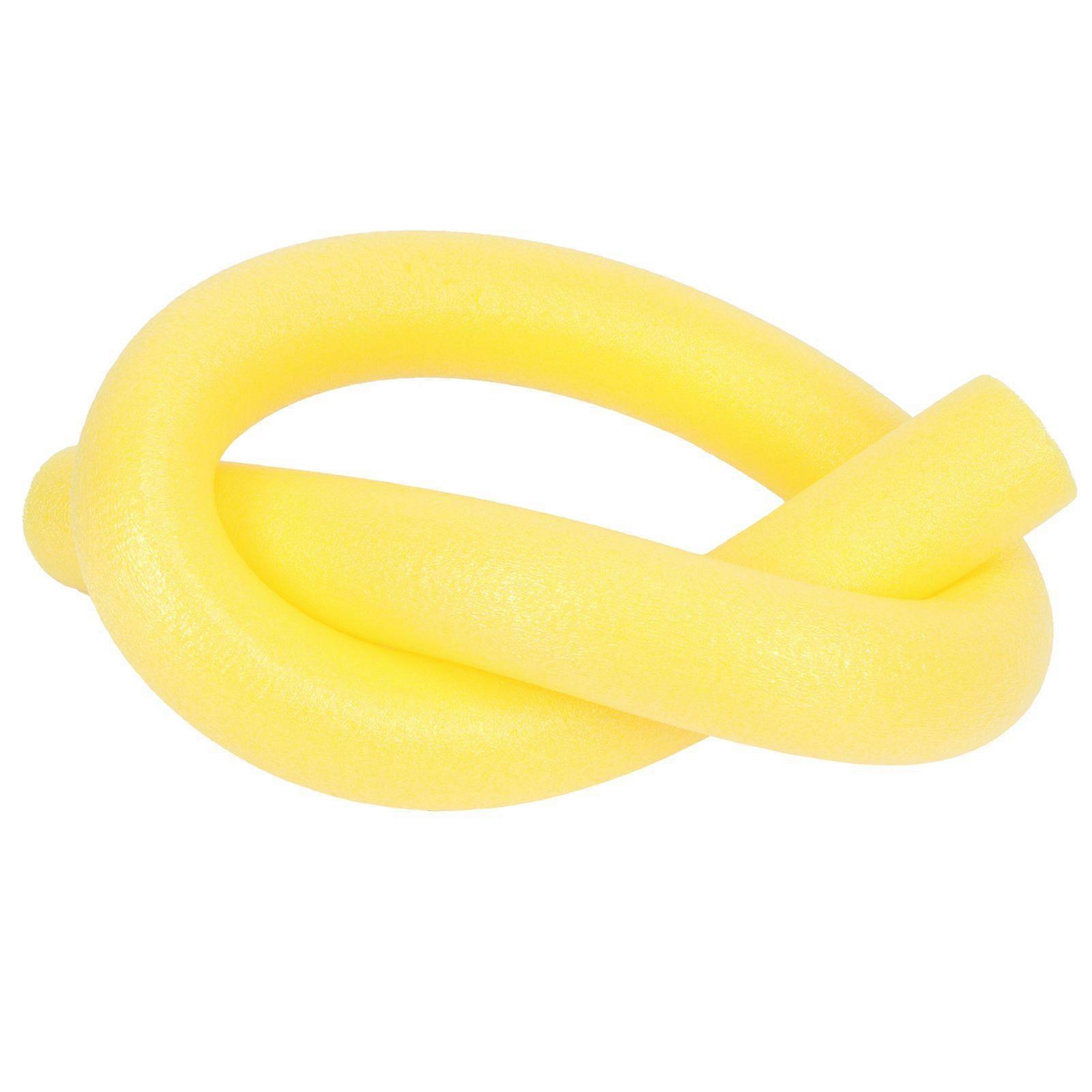 EPE Foam Stick Multi Function Pool Water Floating Swimming Noodles Toys Games Accessory(6.5x150cm Yellow)
