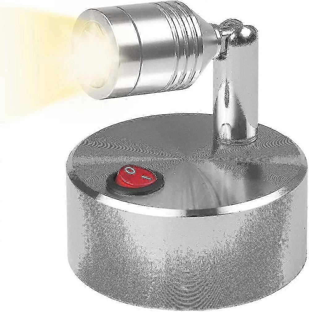 Led Spotlight Wireless Battery Powered Wall Light Warm White Light