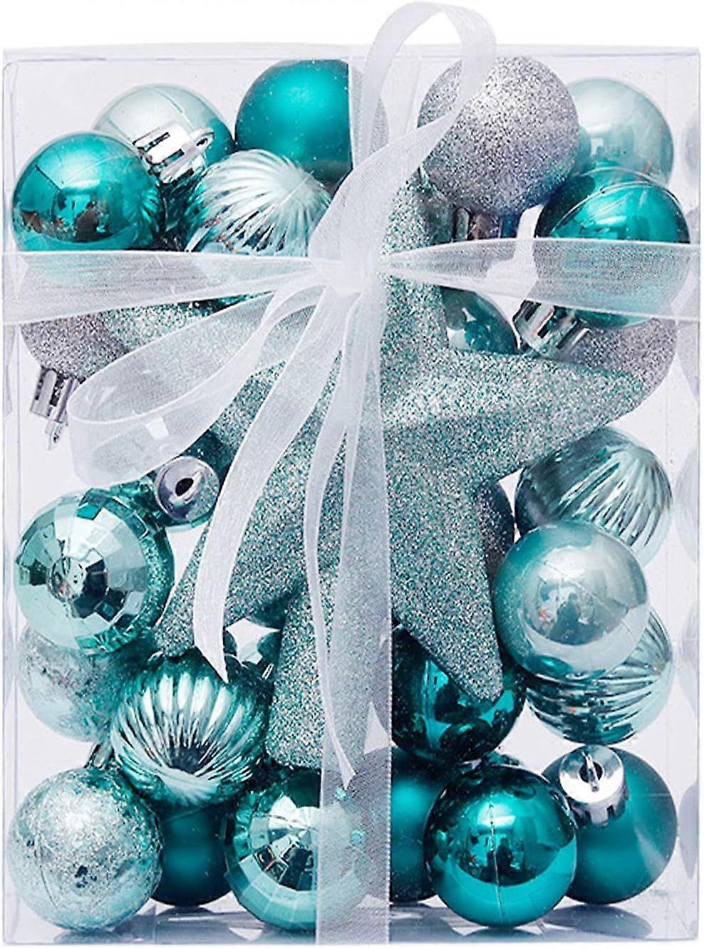 クリスマスオーナメント、30 3cmツリーボール、ホリデーデコレーション