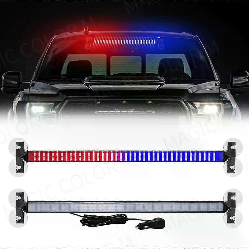 LED Strobe Lights compatible forAuto Emergency Grill Warning Lamp 80 led Windshield Bar Traffic Advisor Flashlight 12V 24V Car Accessories MAXP