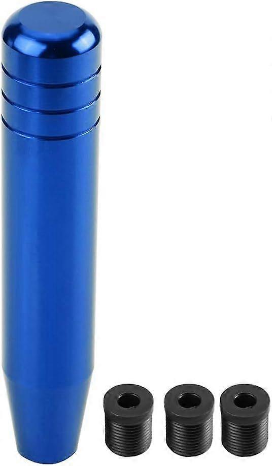 Universal Tuning Gear Knob, Aluminum Alloy Gear Shift Knob Head with 18cm Gear Shift Lever for Universal Car(Blue)