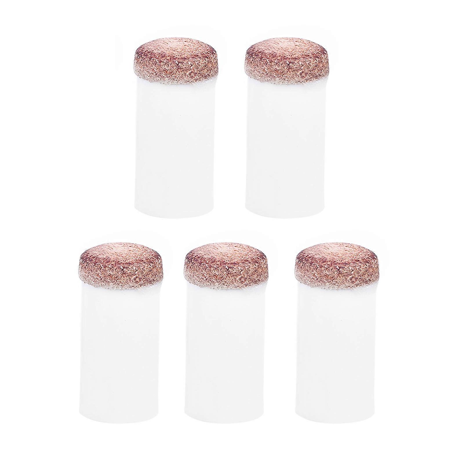 10pcs Billiards Snooker Pool Cue Pole Tip Replacement Parts Tackle Accessory (11mm)