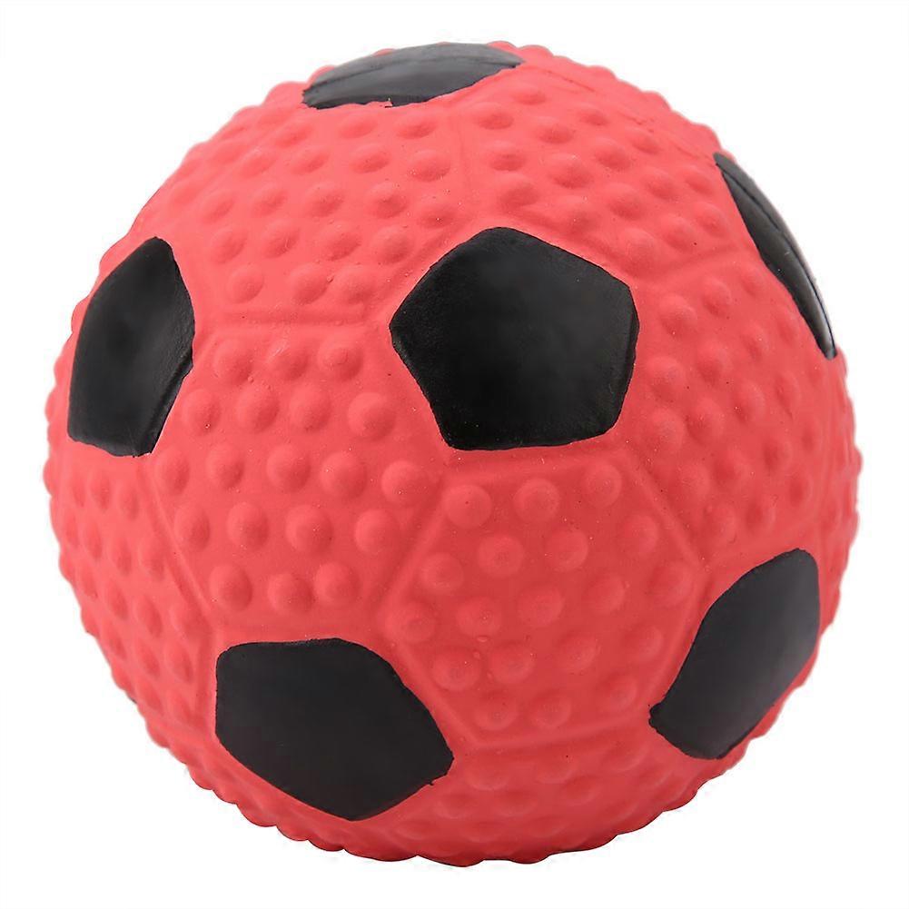 Dog Chew Toy Balls - Squeaky Bite-Resistant Training Toy for Puppies, Durable Rubber Material, 1PC