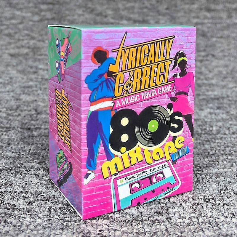 Lyrically Correct 90's and 2000's Hip Hop & R&B Music Trivia Card Game for Friends