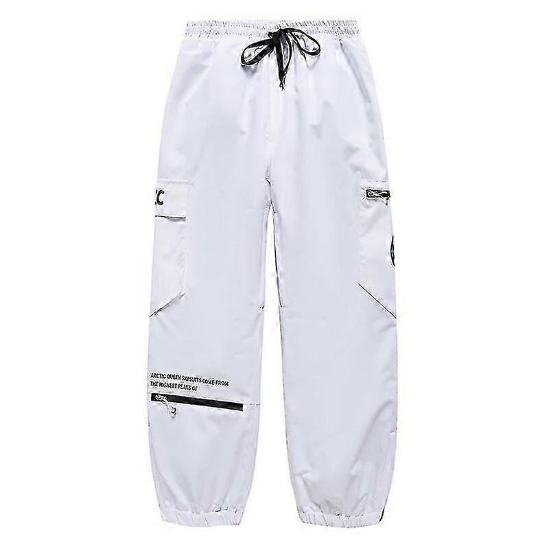 Lasketteluhousut Miehet Ja Naiset Talvi Ulkona Tuulenpitävä, Vedenpitävä Lämmin Yhden Laudan Double Board Vyötäröltä suojaava Lasketteluhousut