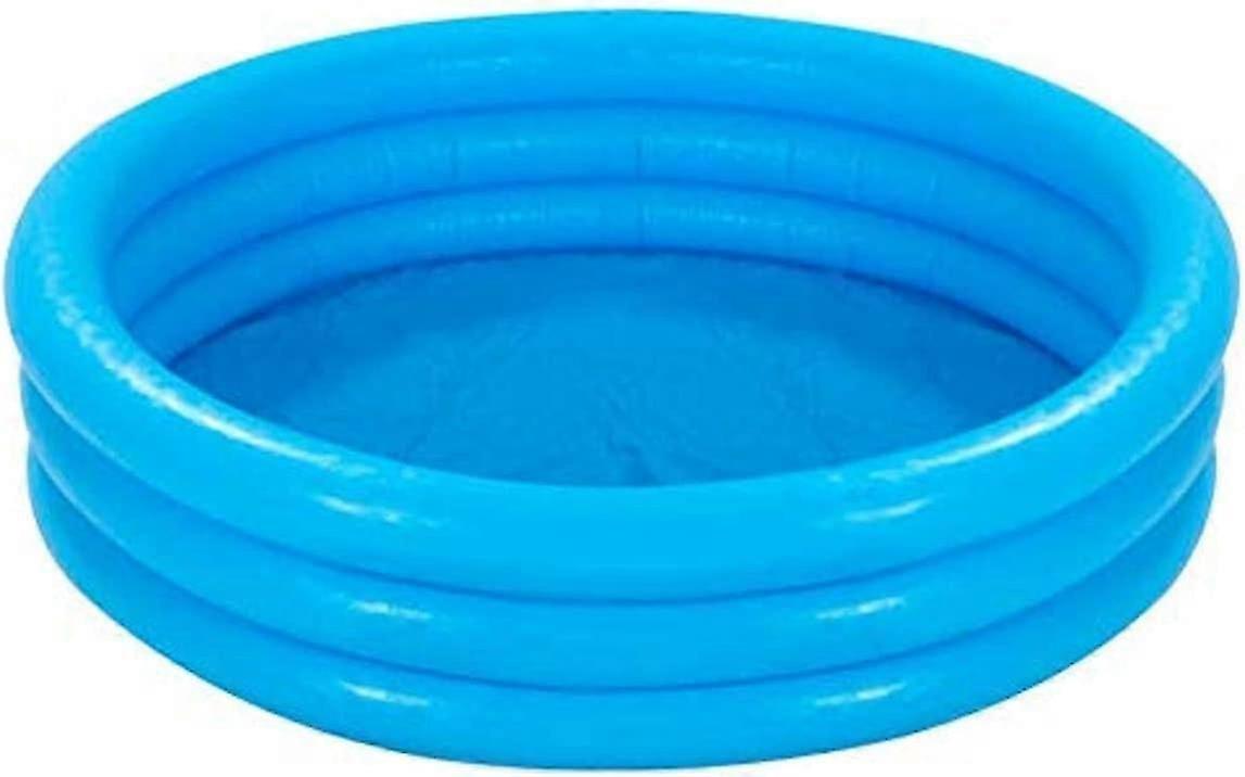 Intex 59416NP Crystal Blue Three Ring Inflatable Paddling Pool 1.14m x 25cm