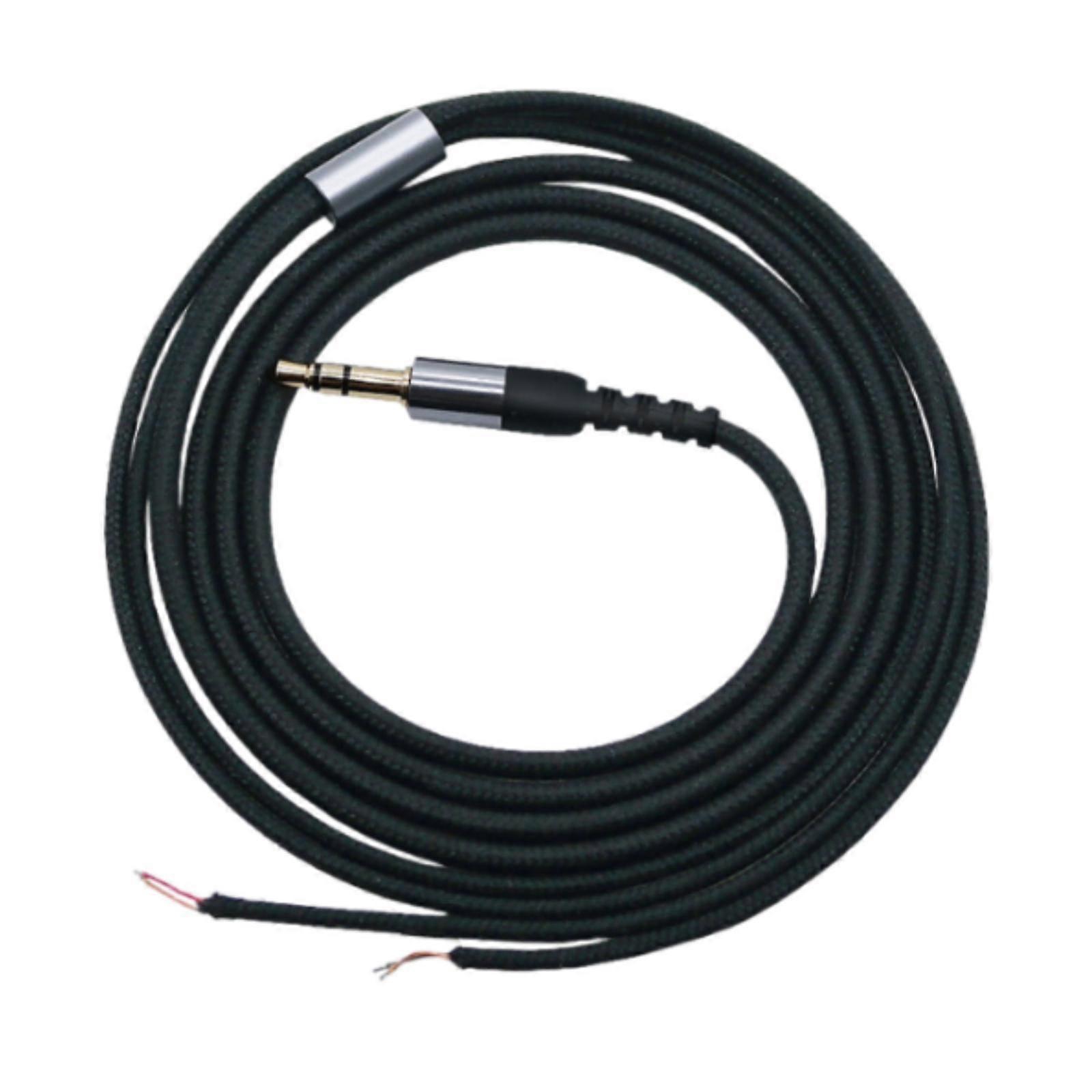 Replacement Earphone Audio Cable Wear Resistant 3.5mm Plug Jack Connector