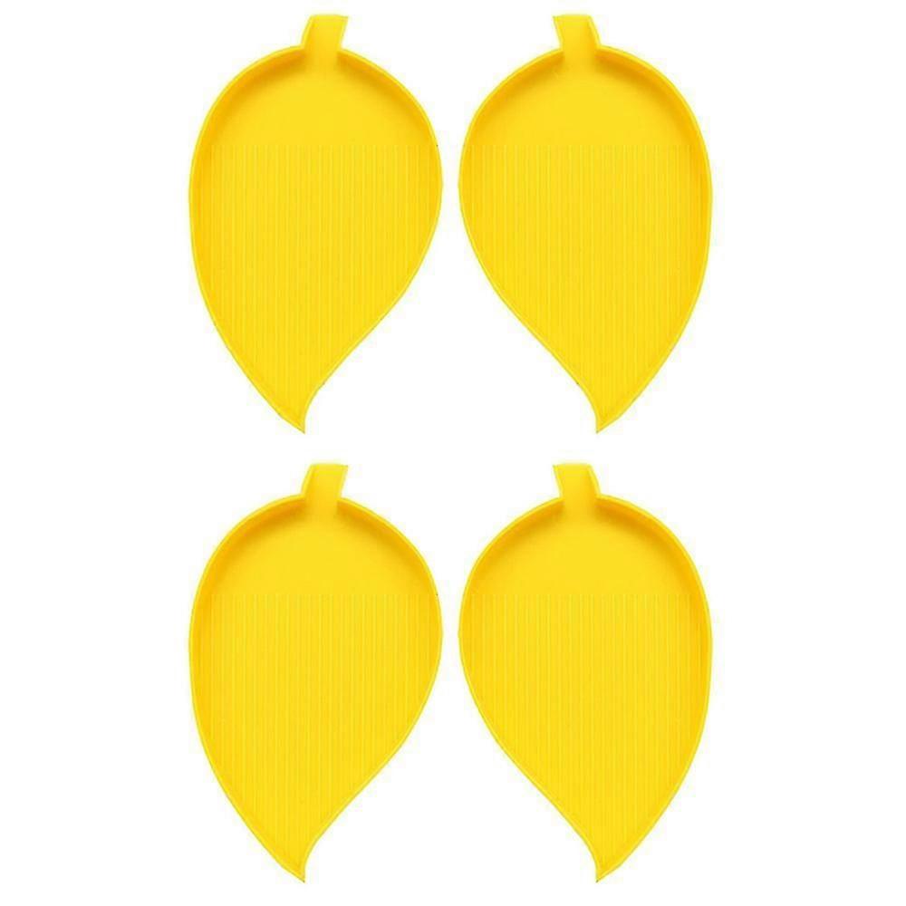 Diamond Beads Tray Plate Sorting Ls - Leaf Shape Divider Staable Tray