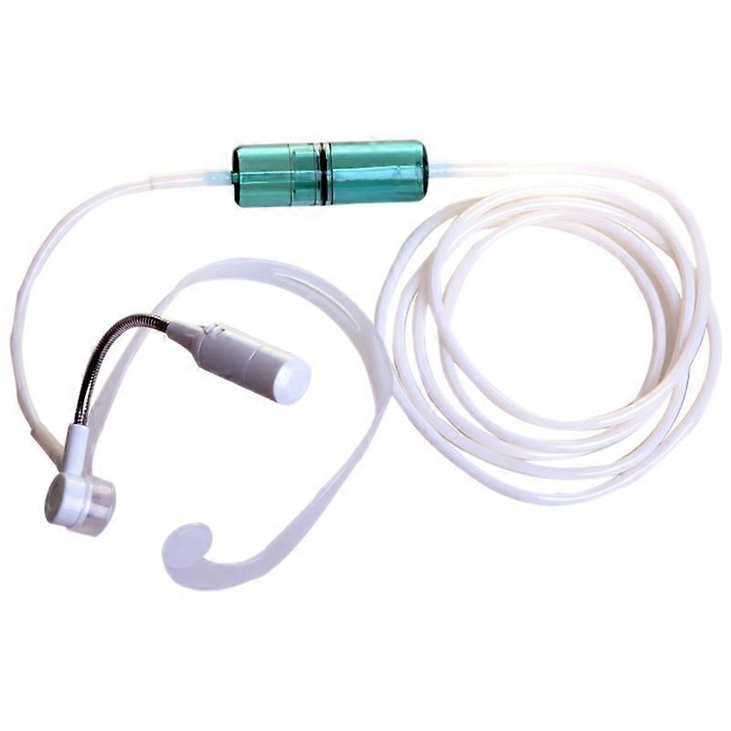 Headset Nasal Type Oxygen Cannula 2M Silicone Straw Tube Concentrator