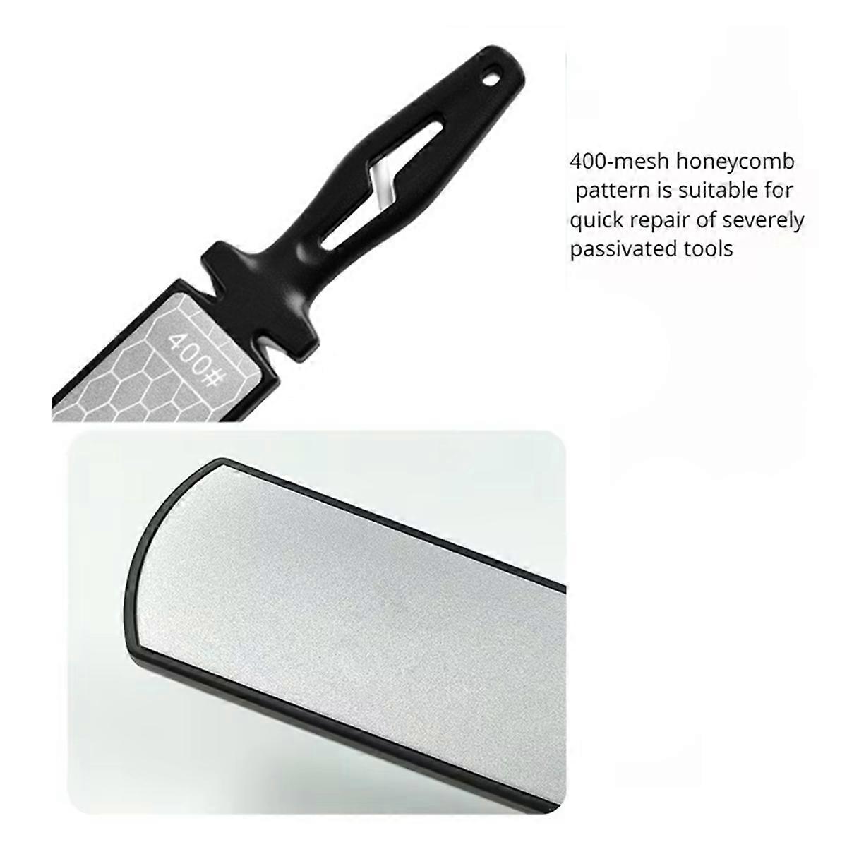 Mesh Pottery Double-sided Emery Whetstone Knife Sharpener