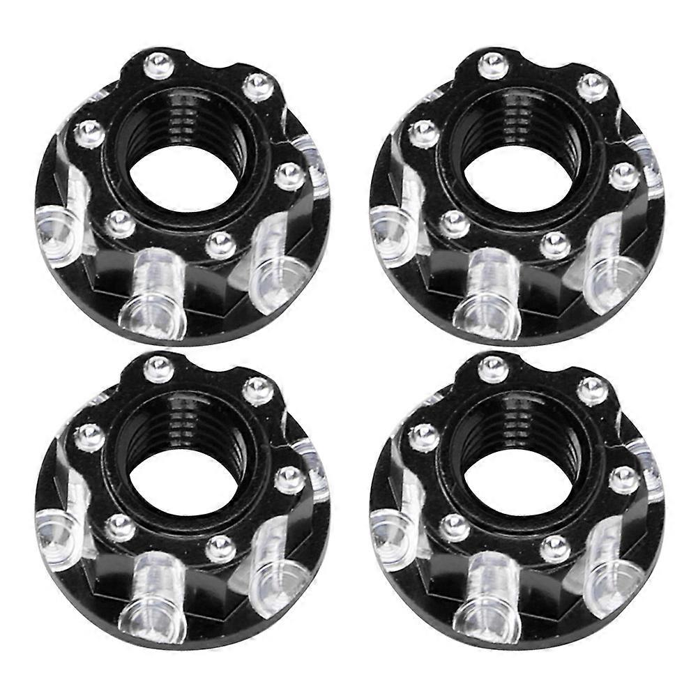 4pcs M4 Carving Hexagonal Nuts Aluminum Alloy Fit for HSP Sakura D3 D4 1/10 RC Car