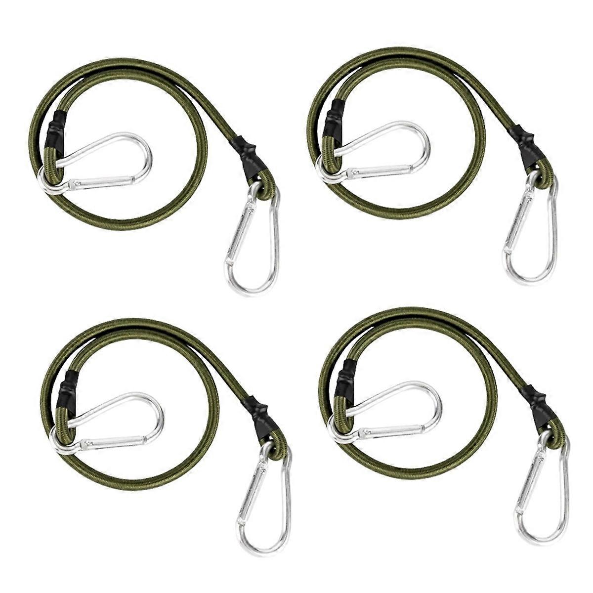 Outdoor Heavy Duty Bungee Cord Elastic Tie Down Strap Set 60cm