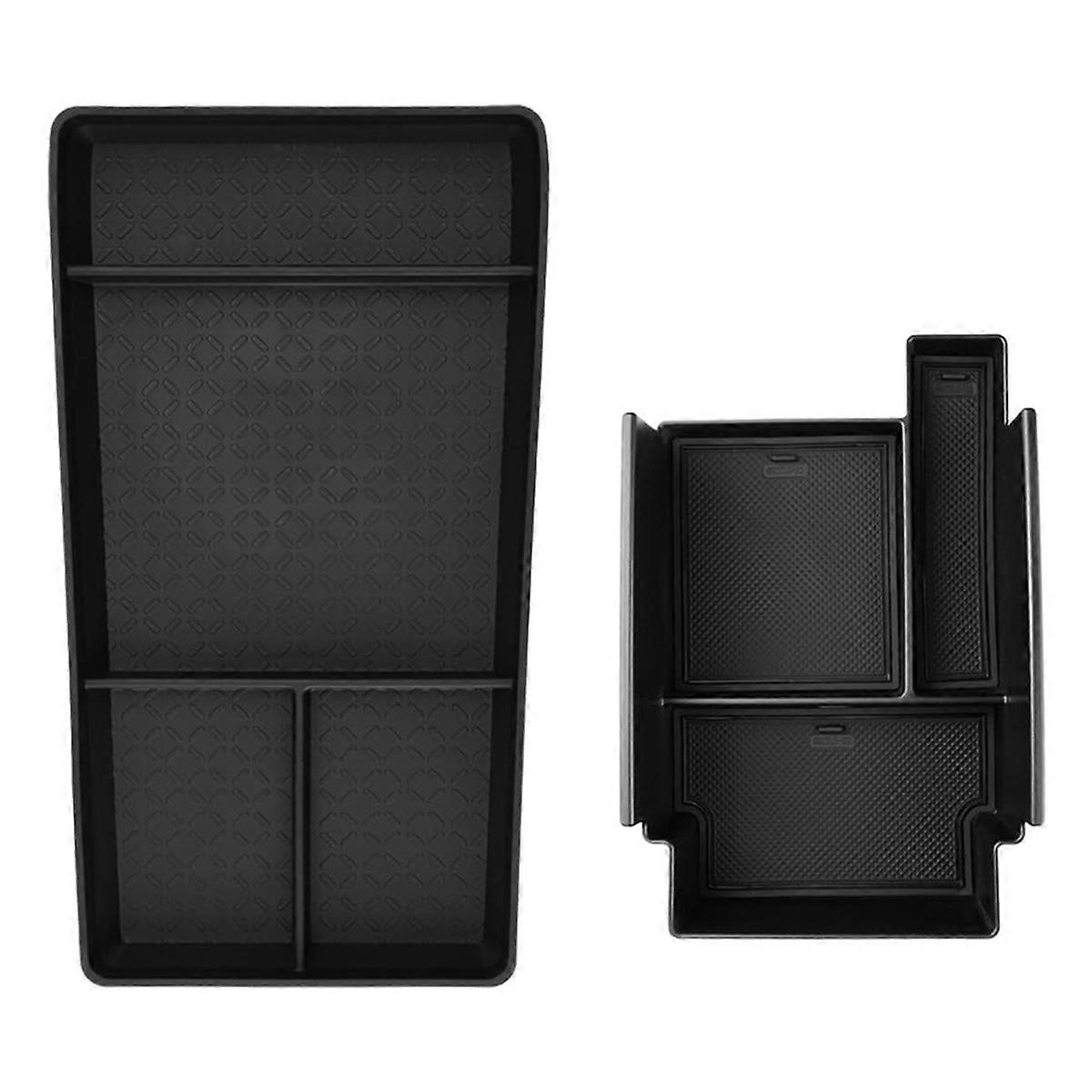 Center Console Lower Organizer + Armrest Storage Box for Nissan
