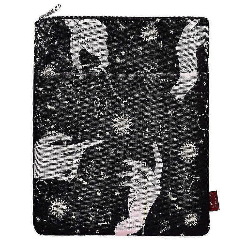 Sun Constellations Book Sleeve With Zipper Book Covers For Paperbacks
