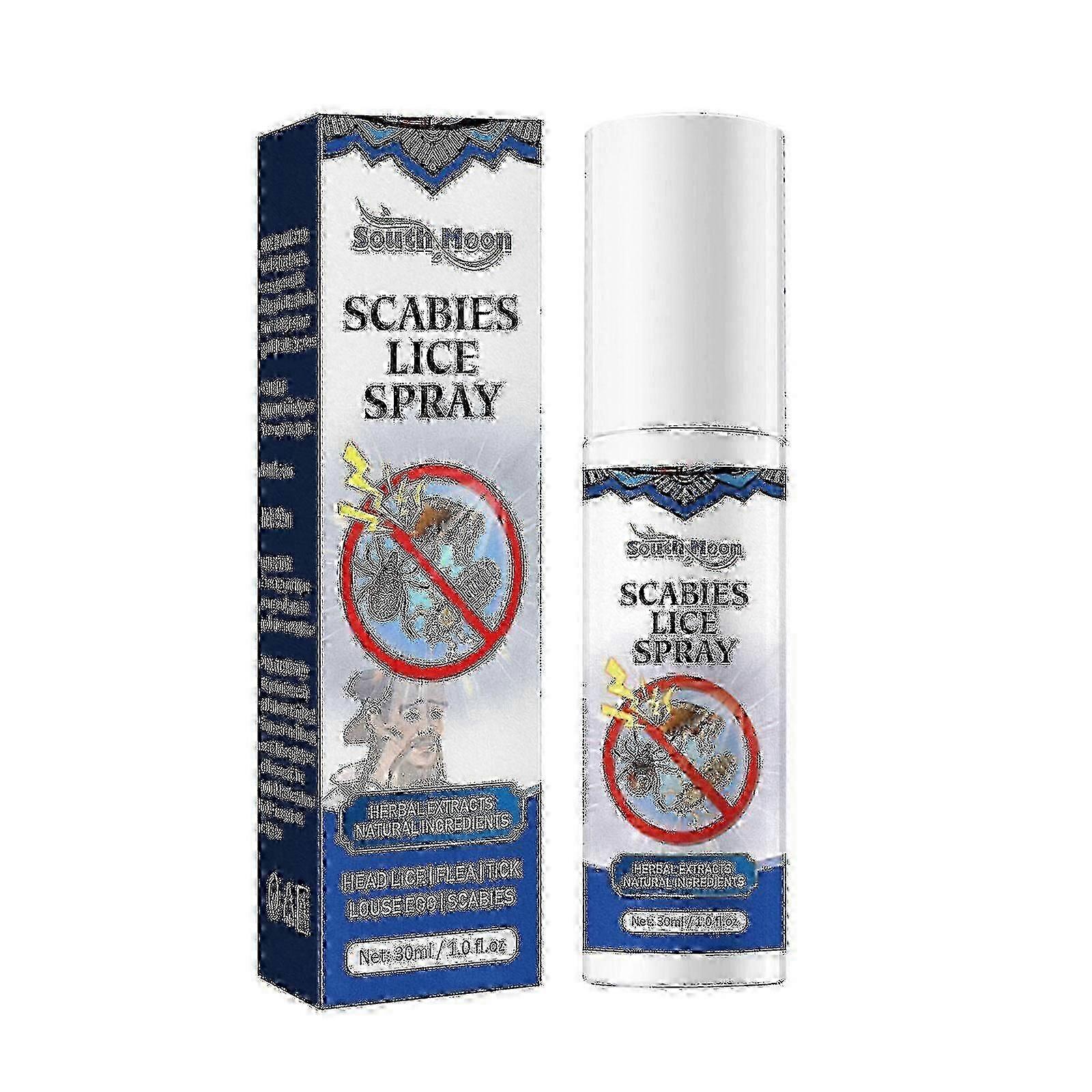 Pubic Lice Antibacterial Spray Removal Lice Eggs And Scalp Anti-itch_fip9