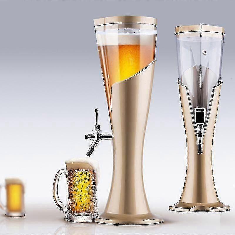Beer Cooler Dispenser 3 Liter Plastic Beer Tower