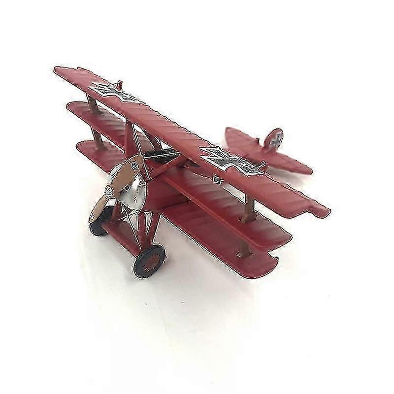 World War I 1:72 Triplane Simulation Alloy Fighter Model