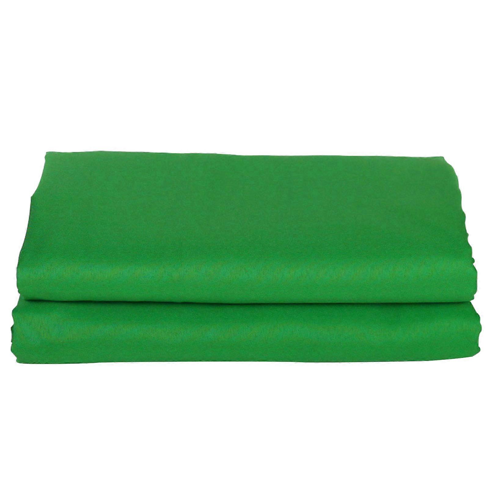 3x2m Green Polyester Backdrop for Photography Portrait Background Photo Studio Headshot, Wrinkle-Resistant, Durable and Lightweight