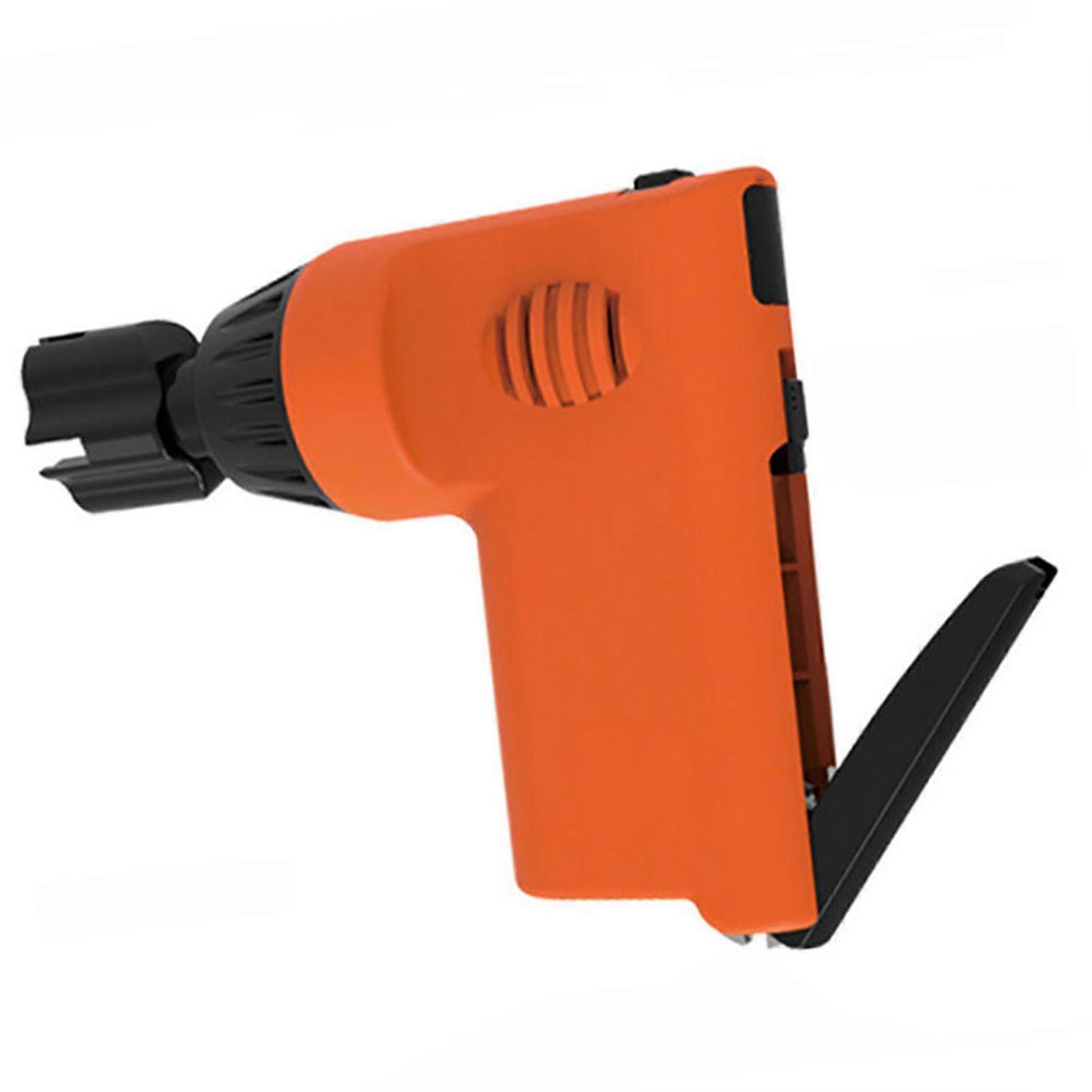 Multi-function Electric String Winder String Cutter USB Rechargeable Portable for Guitar Ukulele (Orange)