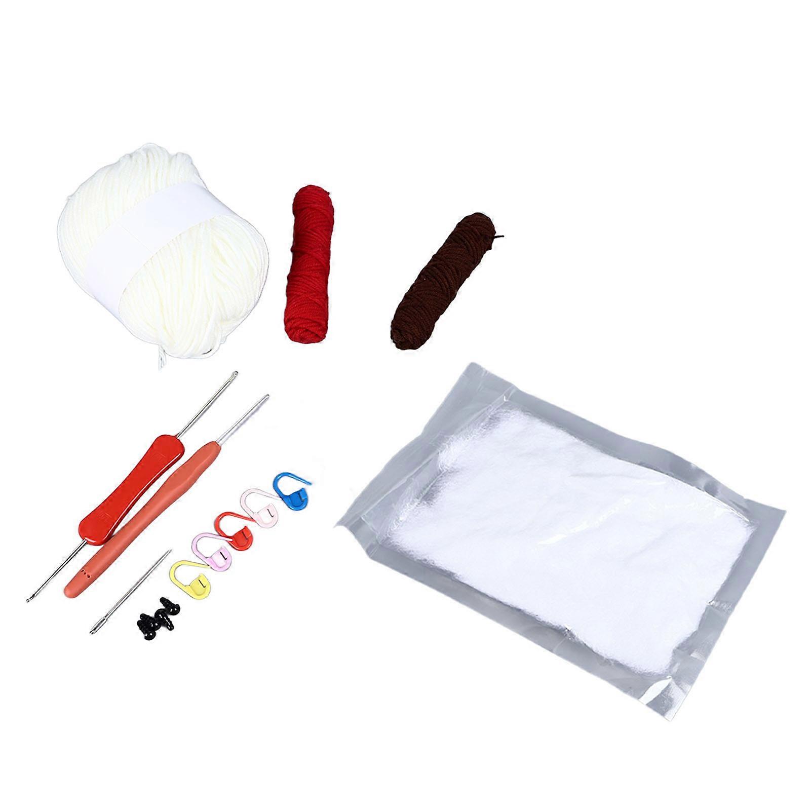 Rabbit Crochet DIY Kit Cute Animals Crochet Starter Kit with Step By Step Video Tutorial for Beginner Kids Adults