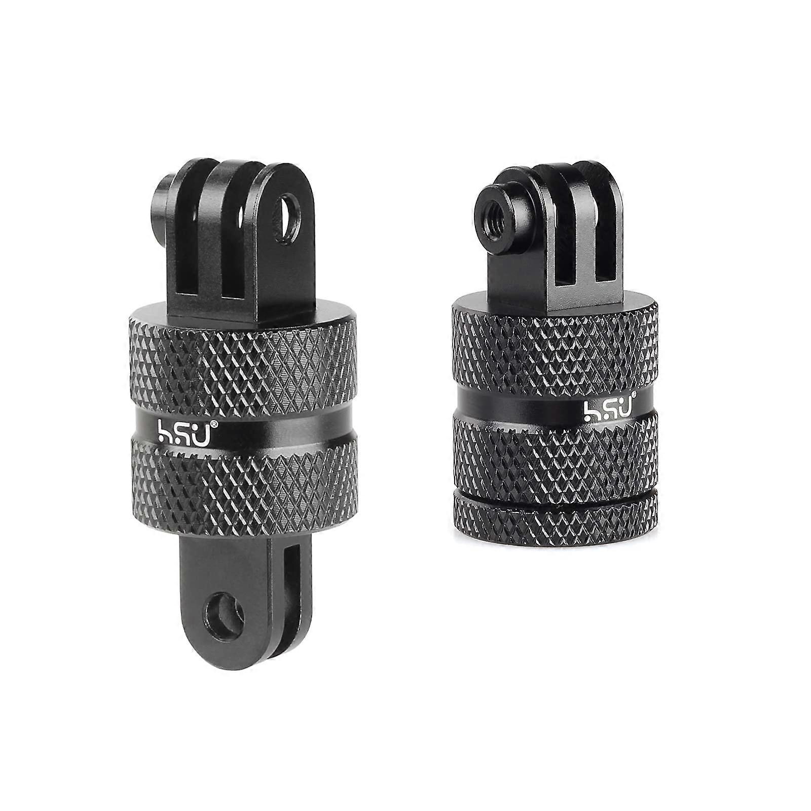 Aluminum 1/4 Inch 20 Camera Mount with 360 Degree Rotation for GoPro Hero, DJI, Sony, Xiaomi Yi, AKASO, Campark Action Cameras