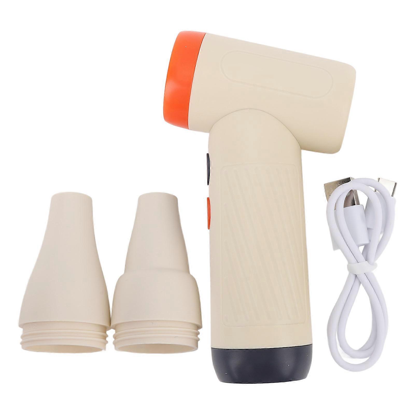 Handheld USB 100000rpm High Speed 1100mah 4 Gears Adjustable Bladeless Portable Turbine Fan for Outdoor