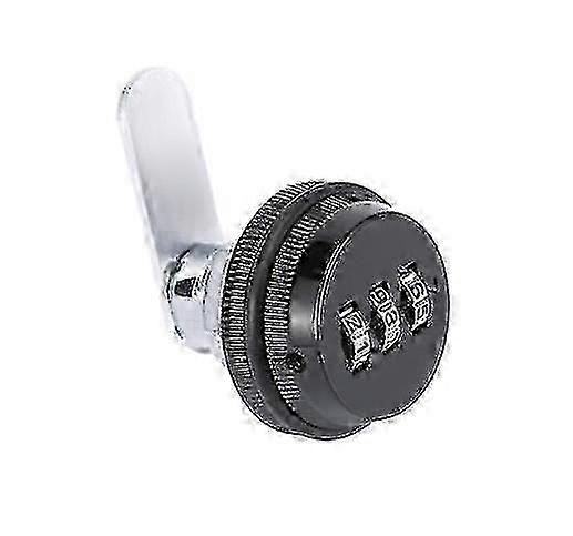 3-Digit Password Combination Lock - Security Padlock for Cabinet, Locker, Drawer, Letter Box