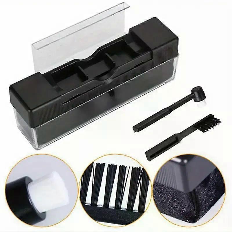 1 مجموعة ، مجموعة تنظيف سجلات الفينيل الممتازة - مناسبة لإزالة الغبار مسجل الأقراص المضغوطة / DVD