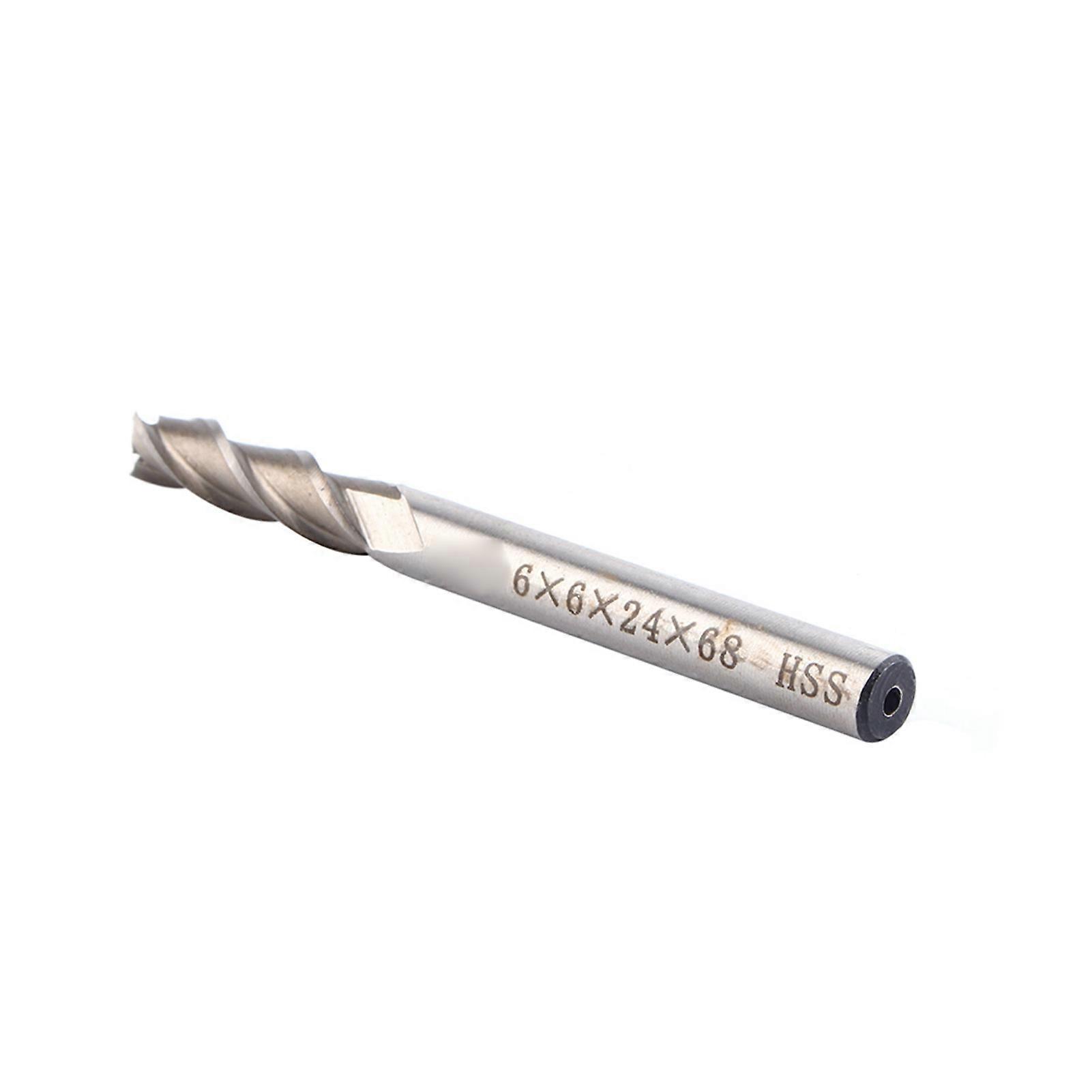 Fraise CNC 3 cannelures HSS et aluminium extra 6 mm