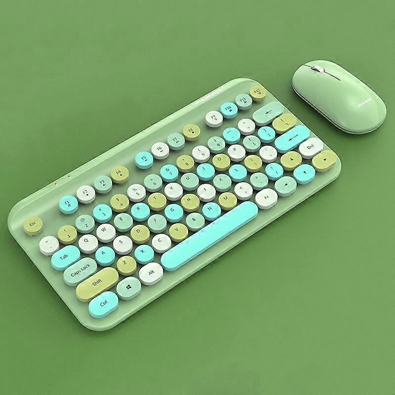 Mixed Color Portable 2.4G Wireless Keyboard Mouse Set