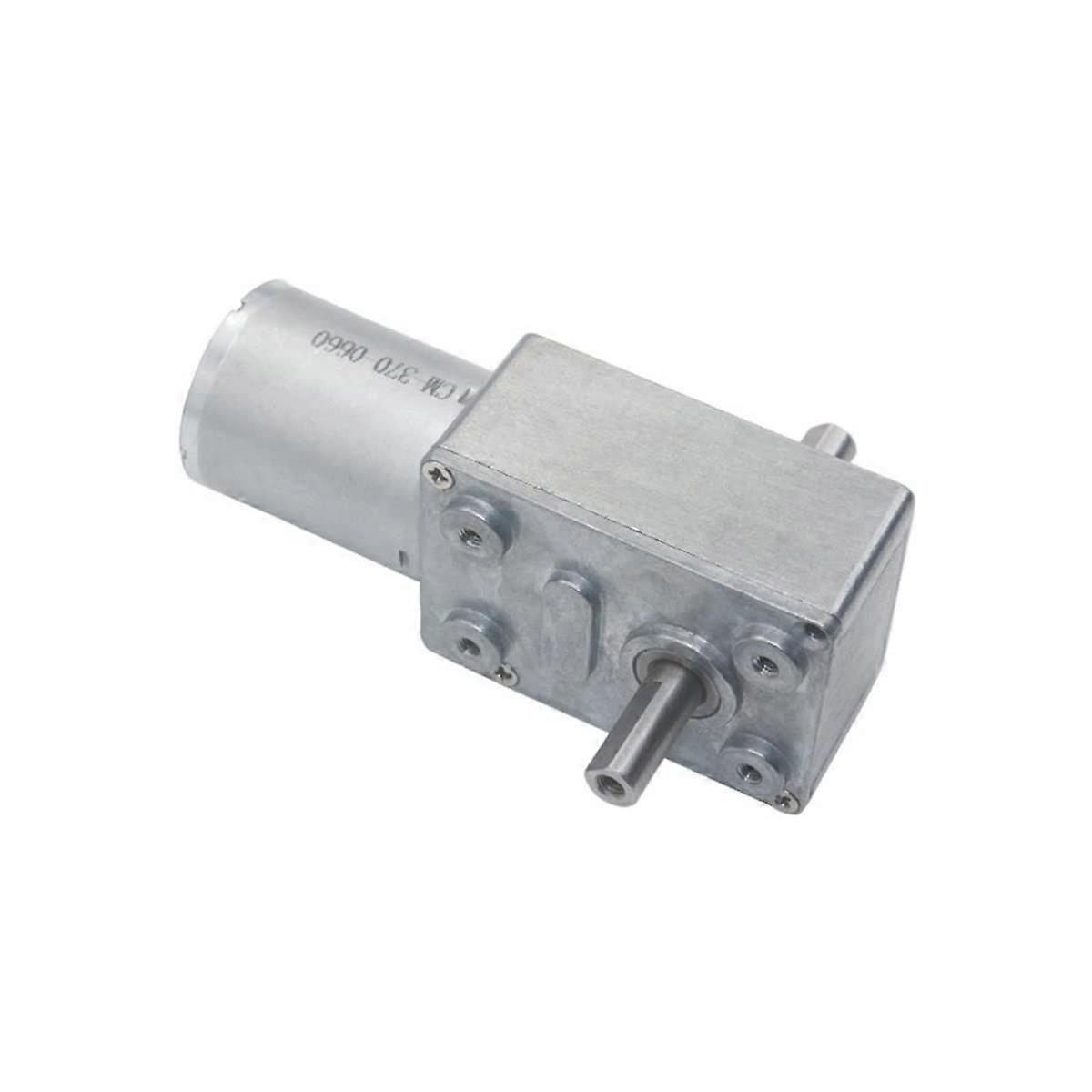 Gear Small Dc Motor JGY370 Wiper, 6V/12V/24V DC Gearbox, Low RPM 210 RPM, Dual-Axis Self-Locking Worm Gear