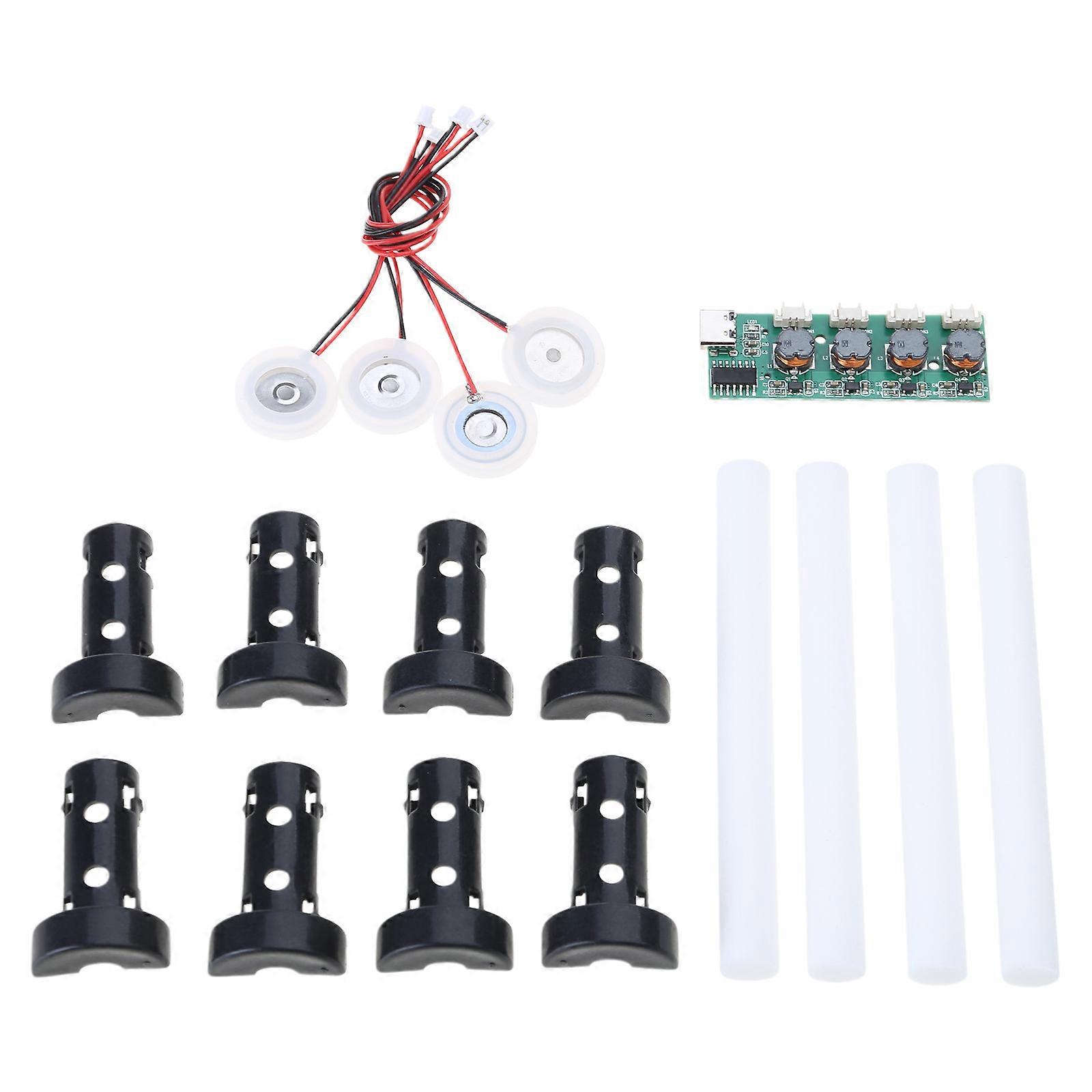 USB Luftbefeuchter Modul Set DIY Luftbefeuchter Steuerplatine Home DIY Einfach zu montierende Zerstäubungsmodul Zerstäubungsscheibe