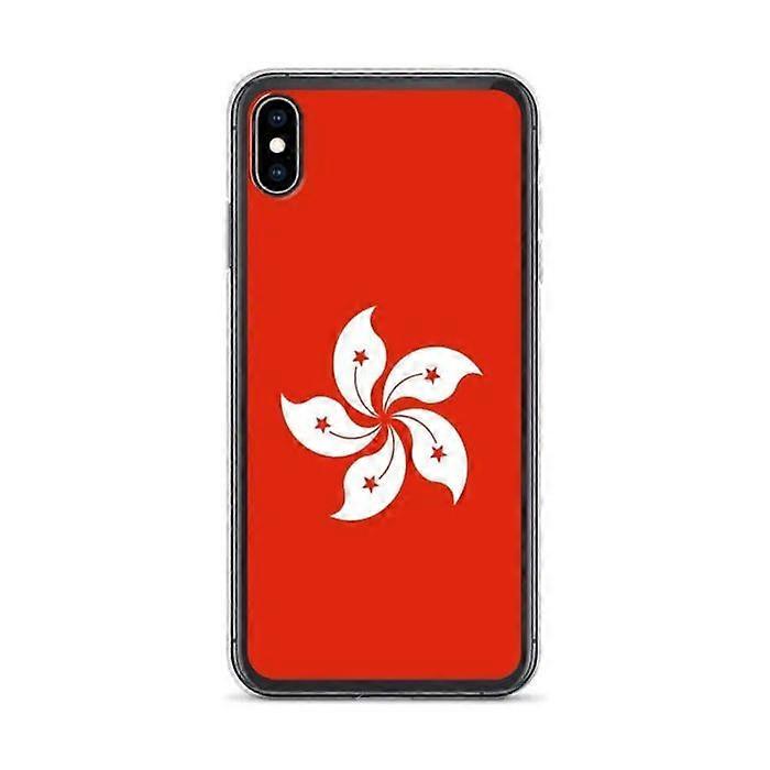 Phone case - PIXELFORMA - Hong Kong Flag - Compatible with iPhone XS Max - Flexible - Shockproof