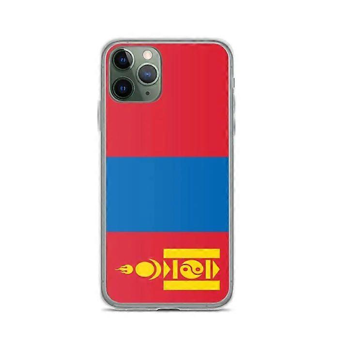 iPhone Case - Multicolor - Mongolia Flag - Flexible - Silicone - Vertical Position