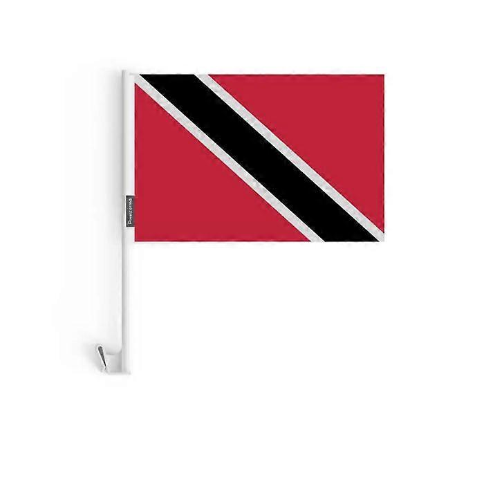 Car Flag - Trinidad and Tobago - 14 x 21 cm - 20 pieces - Polyester - Double-sided print