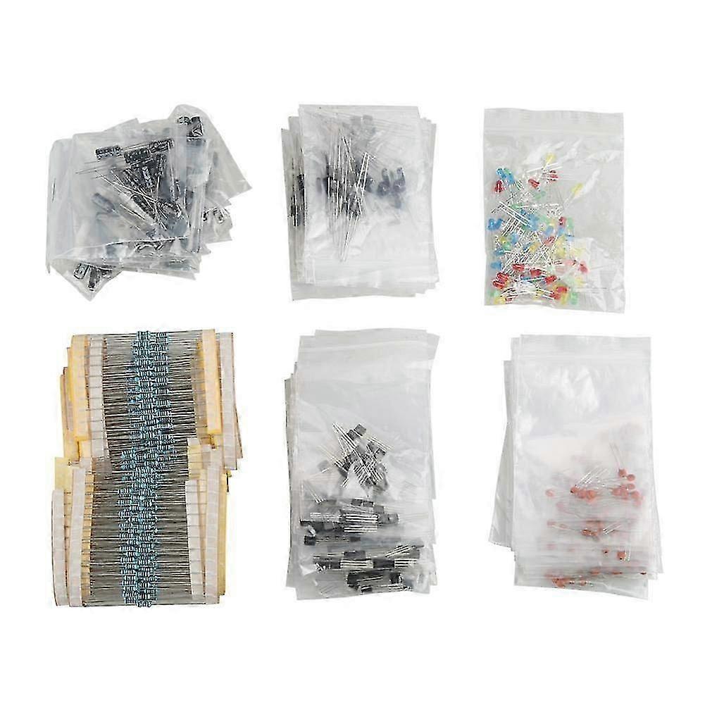 Electronic Component Kit, Electronic Component Classification LED Diode Transistor Electrolytic 139