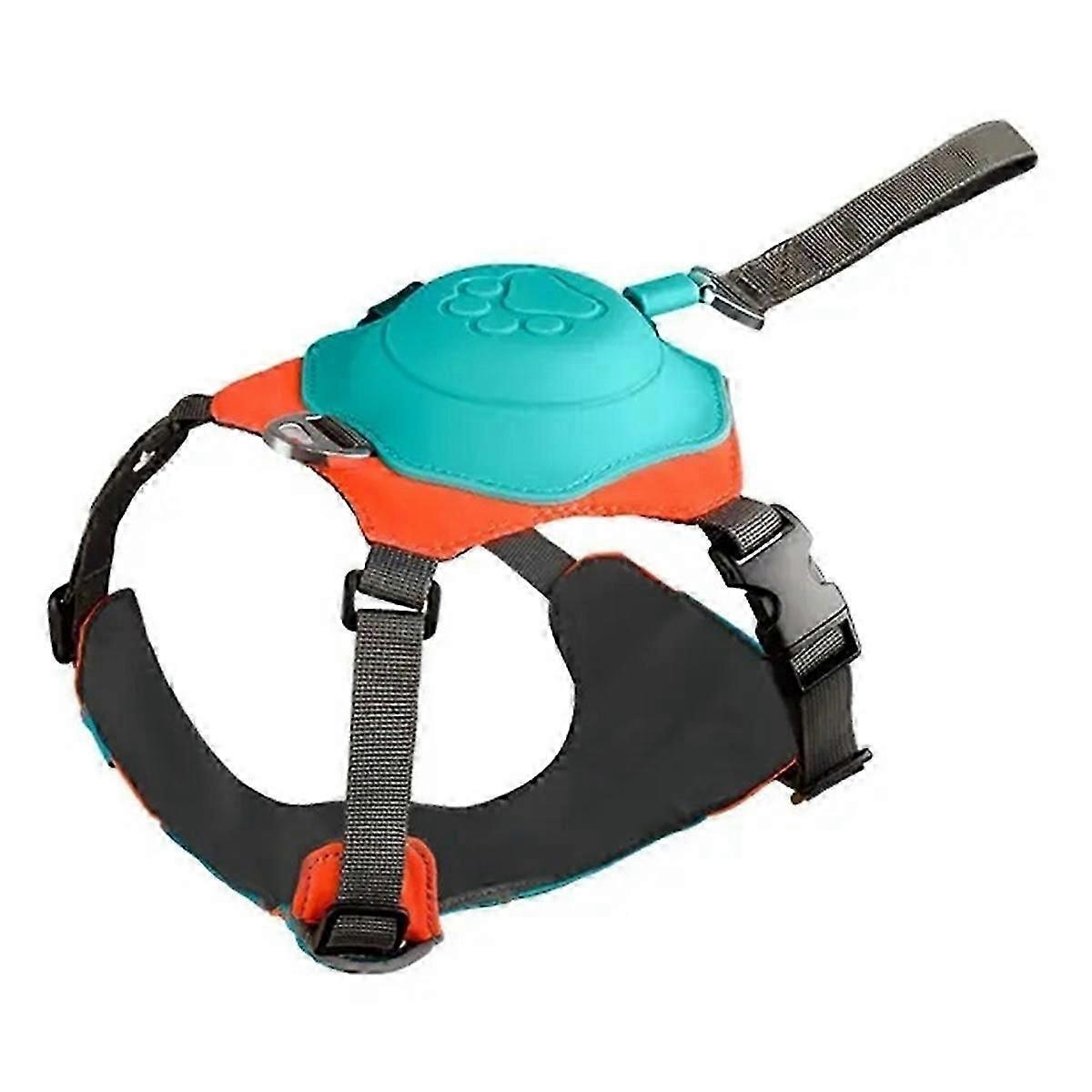 Arnés para perros 2 en 1 sin tirones con correa retráctil, función automática de impacto anti explosión, br ajustable